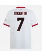 Billige AC Milan Alvaro Morata #7 Bortedrakt 2024-25 Kortermet